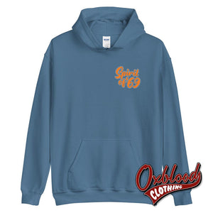 Razors And Records 69 Hoodie - Spirit Of Clothing Indigo Blue / S
