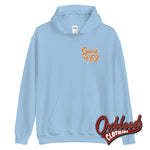 Lade das Bild in den Galerie-Viewer, Razors And Records 69 Hoodie - Spirit Of Clothing Light Blue / S
