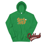 Load image into Gallery viewer, Razors And Records 69 Hoodie - Trojan Spirit Of Clothing Irish Green / S
