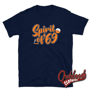 Razors And Records 69 T-Shirt - Trojan Spirit Of Clothing Navy / S Shirts