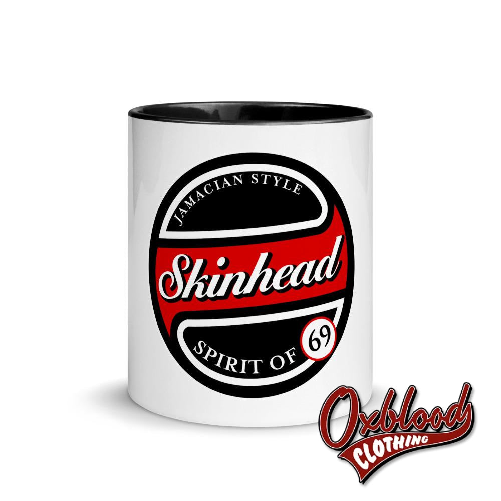 Red Stripe Skinhead Mug With Color Inside - 1969