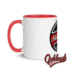 Red Stripe Skinhead Mug With Color Inside - 1969