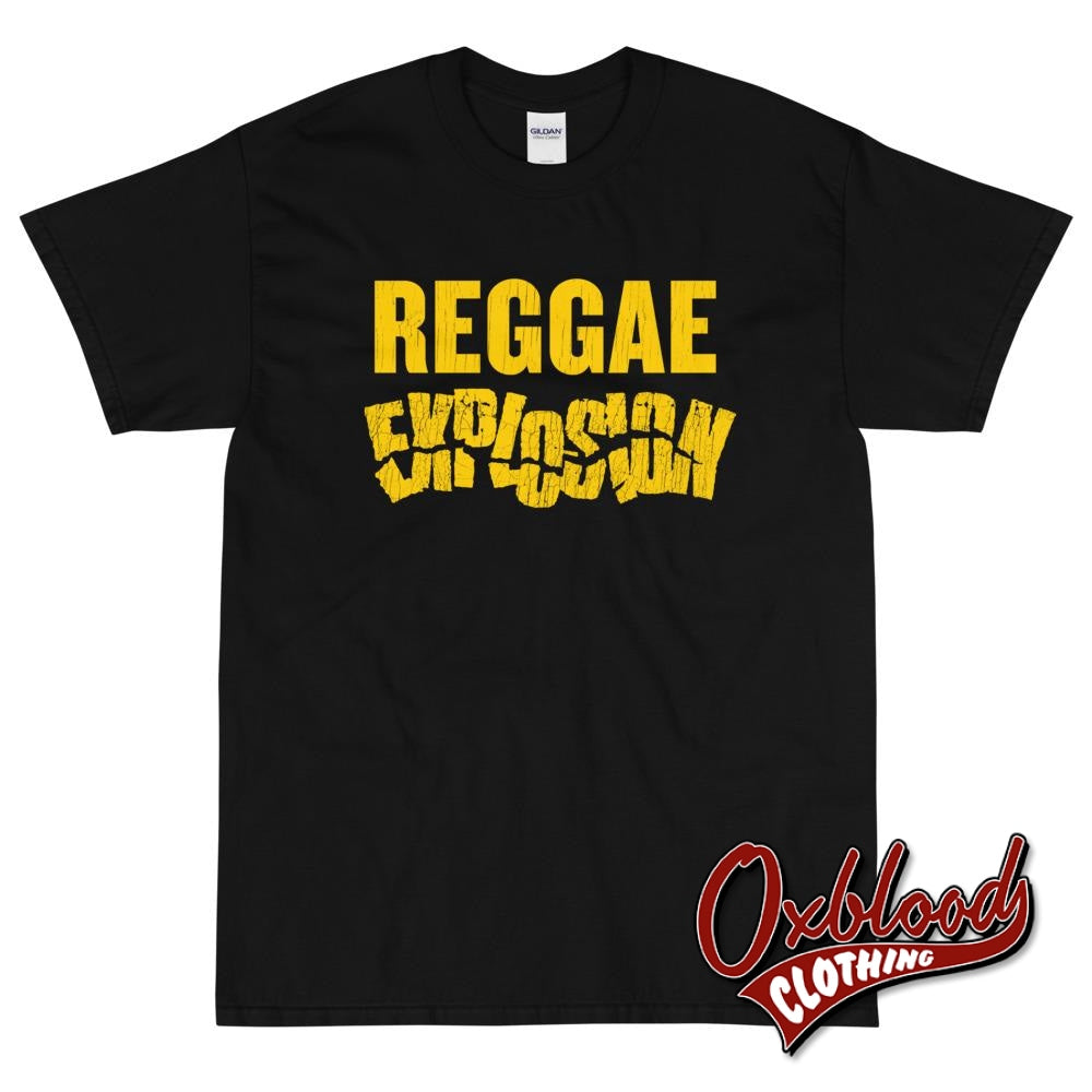 Reggae Explosion T-Shirt Ska & Roots Lp 7 Black / S