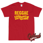 Lade das Bild in den Galerie-Viewer, Reggae Explosion T-Shirt Ska &amp; Roots Lp 7 Cherry Red / S
