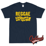 Lade das Bild in den Galerie-Viewer, Reggae Explosion T-Shirt Ska &amp; Roots Lp 7 Navy / S
