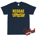 Cargar imagen en el visor de la galería, Reggae Explosion T-Shirt Ska &amp; Roots Lp 7 Navy / S
