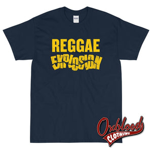 Reggae Explosion T-Shirt Ska & Roots Lp 7 Navy / S