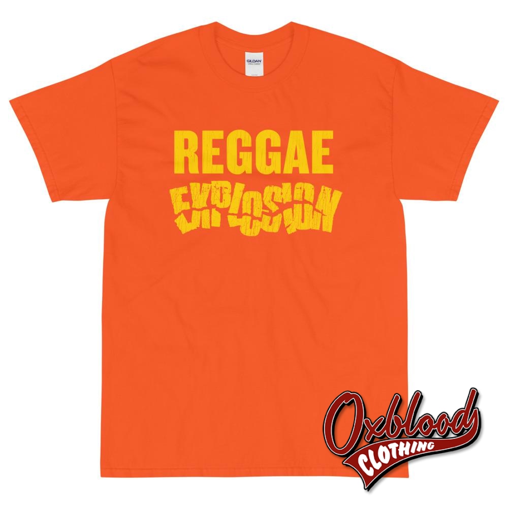 Reggae Explosion T-Shirt Ska & Roots Lp 7 Orange / S