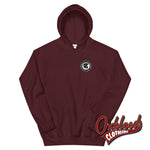 Lade das Bild in den Galerie-Viewer, Reggae Roots And Ska Helmet Hoodie - Clothing Uk Style Maroon / S
