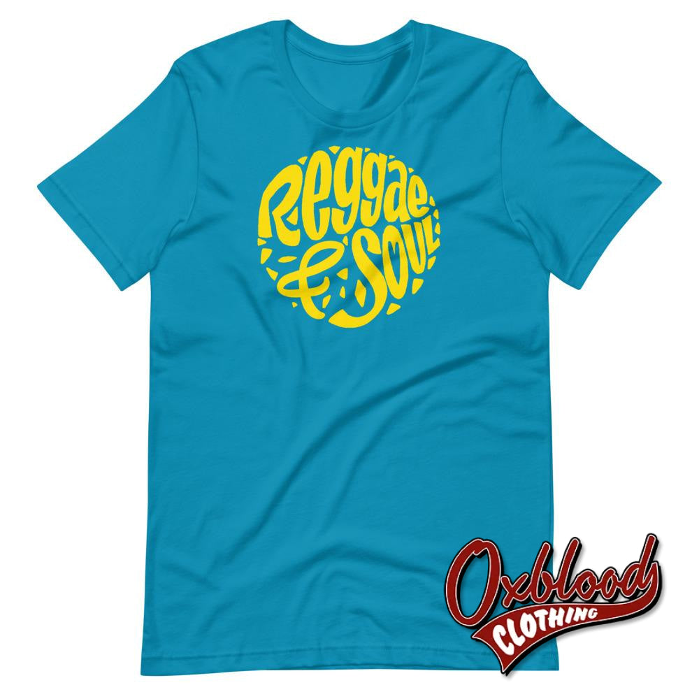 Reggae & Soul T-Shirt - Jamaican Clothing Aqua / S T-Shirts