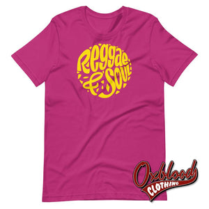Reggae & Soul T-Shirt - Jamaican Clothing Berry / S T-Shirts