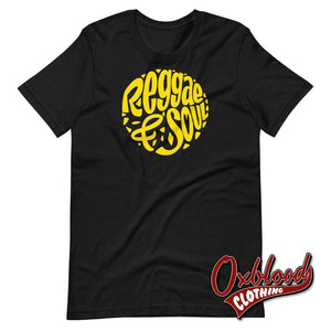 Reggae & Soul T-Shirt - Jamaican Clothing Black Heather / Xs T-Shirts
