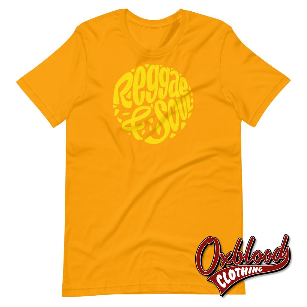 Reggae & Soul T-Shirt - Jamaican Clothing Gold / S T-Shirts