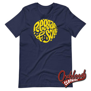 Reggae & Soul T-Shirt - Jamaican Clothing Navy / Xs T-Shirts