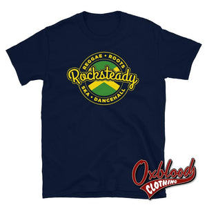 Rocksteady T-Shirt - Skinhead Reggae Roots Ska Dancehall Navy / S