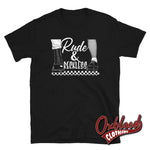 Cargar imagen en el visor de la galería, Rude And Reckless T-Shirt - Ska Tshirts &amp; 2Tone Clothing Black / S
