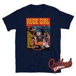 Cargar imagen en el visor de la galería, Rude Girl T-Shirt - Pulp Fiction Parody Navy / S
