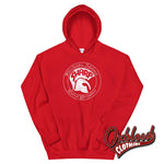 Load image into Gallery viewer, S.h.a.r.p. Skinheads Against Racial Prejudice Hoodie - Sharp Skinhead Clothing Red / S
