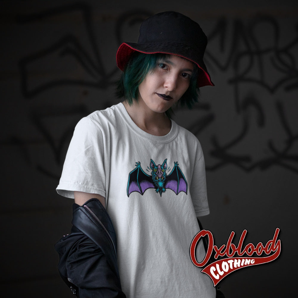 Sexy Vampire Bats Fangs Dracula Bite Me Shirt - Classic Horror Shirts