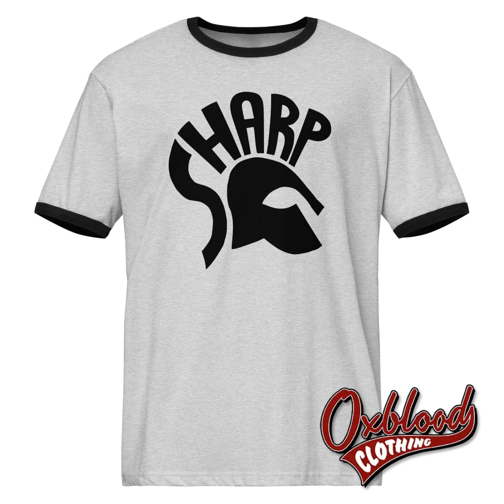 Sharp Skinhead SHARP Ringer t-shirt - S.H.A.R.P Skinheads Against Racial Prejudice Te ...