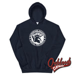 Load image into Gallery viewer, Sharp Skinheads Against Racial Prejudice Hoodie - S.h.a.r.p. Apparel Navy / S
