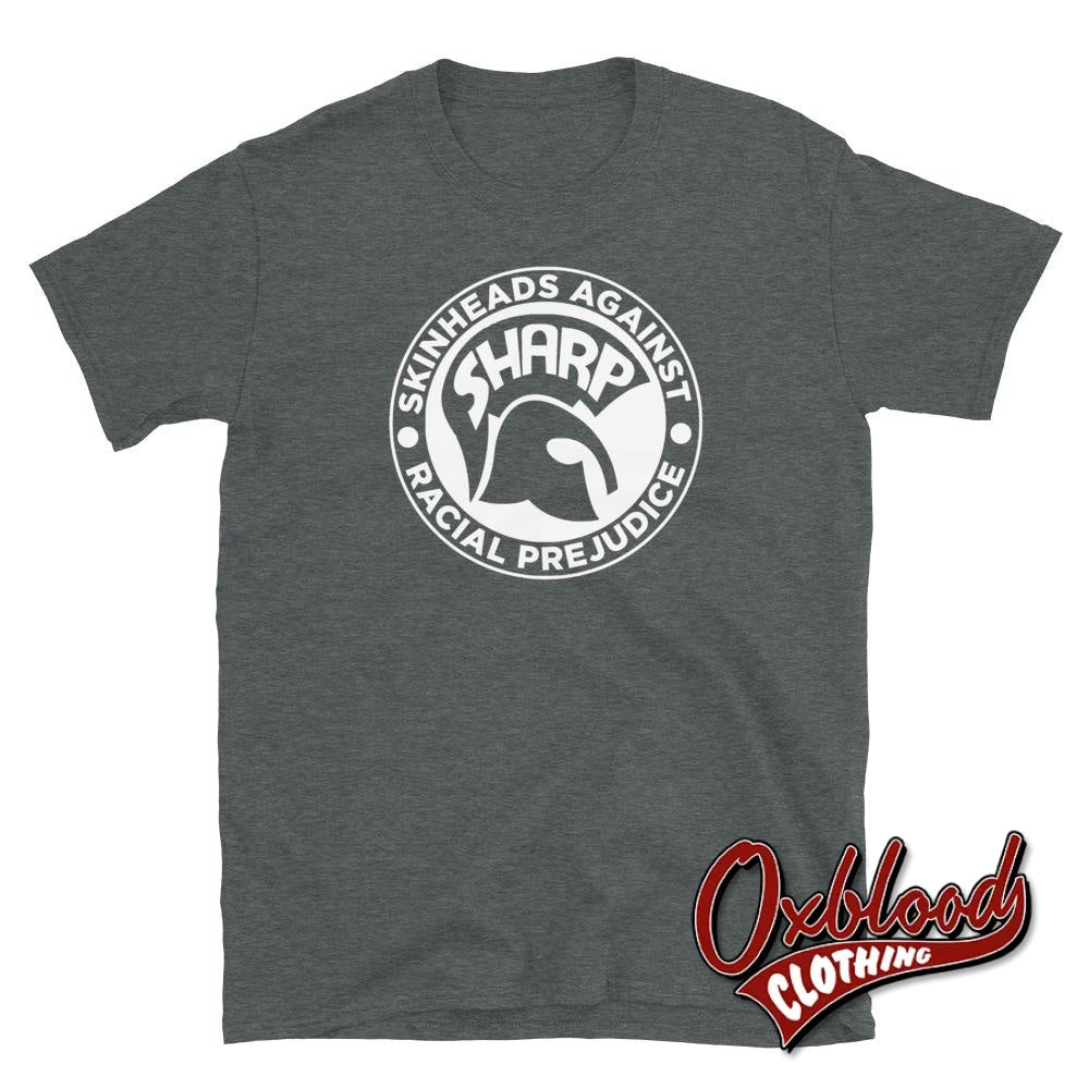 Sharp Skinheads Against Racial Prejudice T-Shirt - S.h.a.r.p. Apparel Dark Heather / S Shirts