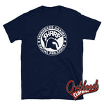 Load image into Gallery viewer, Sharp Skinheads Against Racial Prejudice T-Shirt - S.h.a.r.p. Apparel Navy / S Shirts
