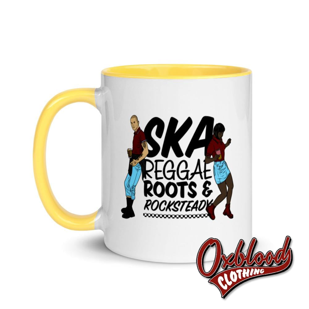 Ska Reggae Roots & Rocksteady Mug With Color Inside - Trojan Skinhead Gifts Mugs