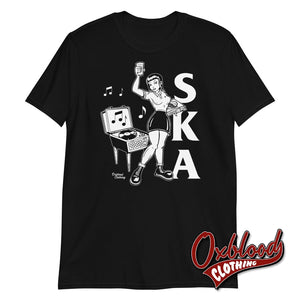 Ska Rude Girl T-Shirt - Two-Tone Clothing Black / S