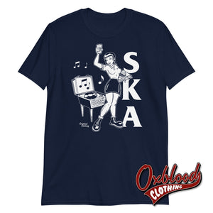 Ska Rude Girl T-Shirt - Two-Tone Clothing Navy / S
