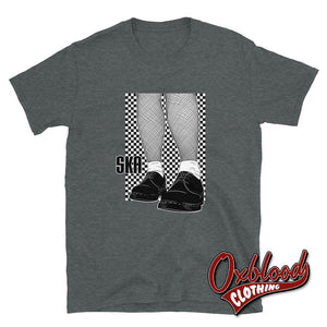 Skanking Reggae Ska Girl T-Shirt Dark Heather / S Shirts