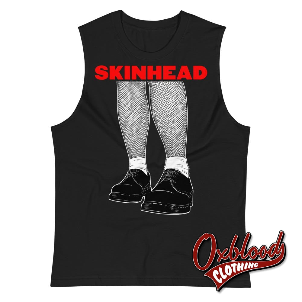 Skinhead Girl Cut-Off Muscle Shirt Black / S Tank Top