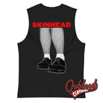 Load image into Gallery viewer, Skinhead Girl Cut-Off Muscle Shirt Black / S Tank Top
