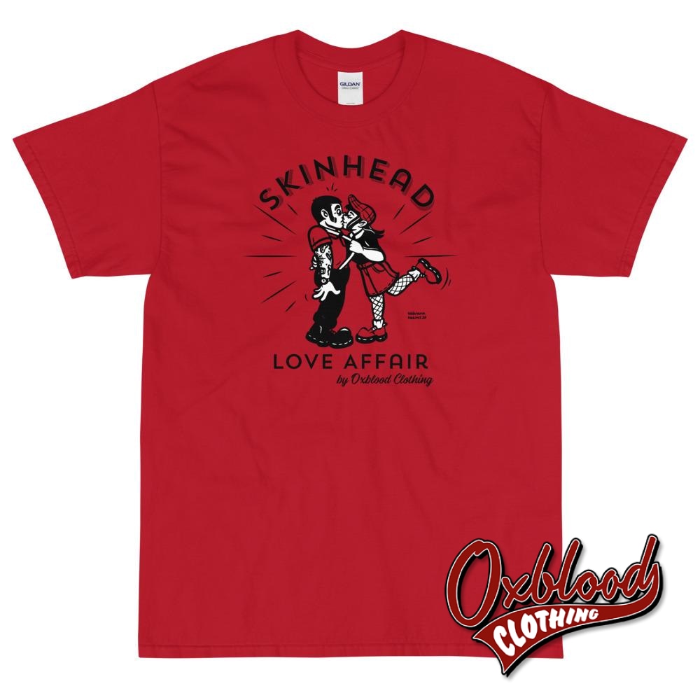Skinhead Love Affair T-Shirt - Traditional Clothing & Ska Fashion Cherry Red / S T-Shirts