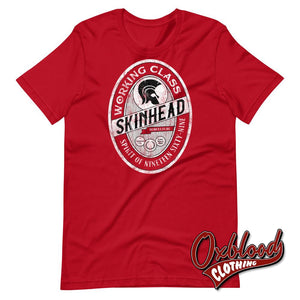 Skinhead Pub Sign T-Shirt Red / S Shirts