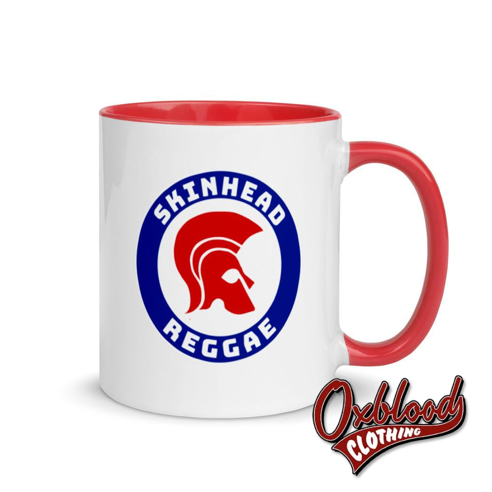 Skinhead Reggae Mug With Color Inside Red