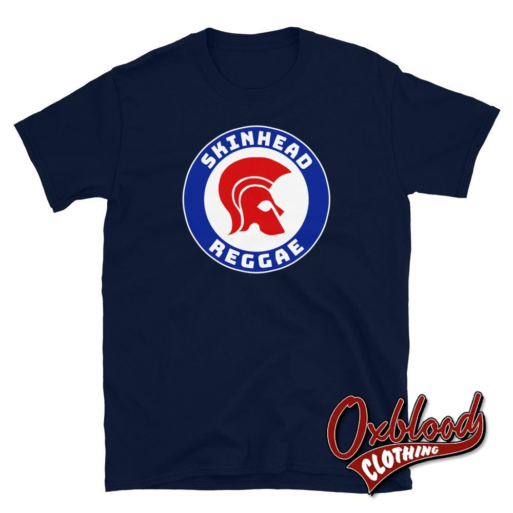 Skinhead Reggae T-Shirt - And Ska Clothing Womens/mens Navy / S Shirts