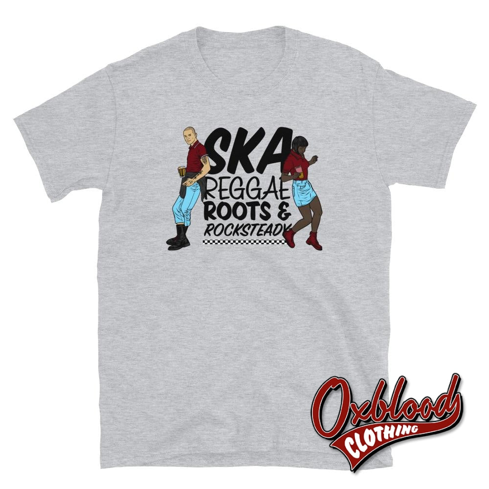 Trojan Skinhead Reggae T-Shirt - Ska Roots & Rocksteady Sport Grey / S Shirts