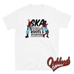 Cargar imagen en el visor de la galería, Trojan Skinhead Reggae T-Shirt - Ska Roots &amp; Rocksteady White / S Shirts
