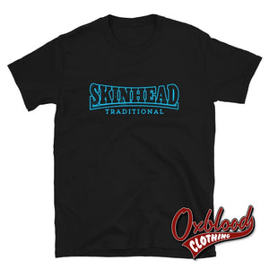 Skinhead Traditional T-Shirt - 70S Fashion Black / S Shirts