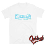 Cargar imagen en el visor de la galería, Skinhead Traditional T-Shirt - 70S Fashion White / S Shirts

