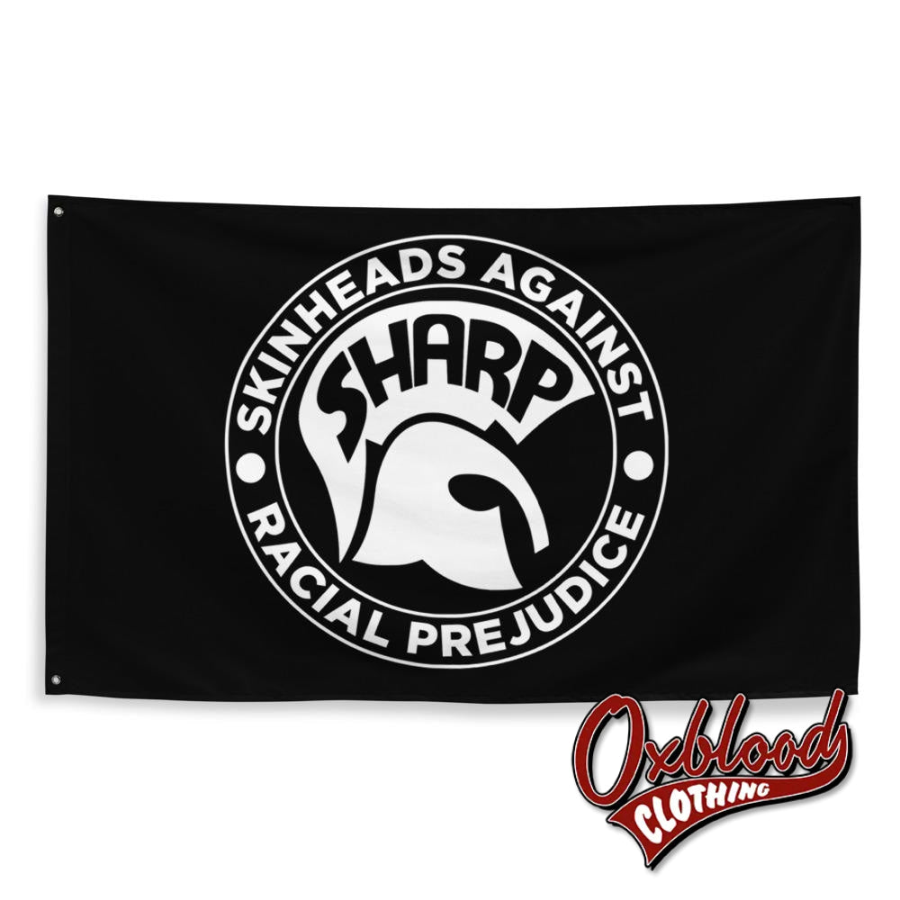 Skinheads Against Racial Prejudice Sharp Flag - Version 1