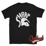 Load image into Gallery viewer, Skinheads Against Racial Prejudice T-Shirt - S.h.a.r.p. / Sharp Shirt Black S
