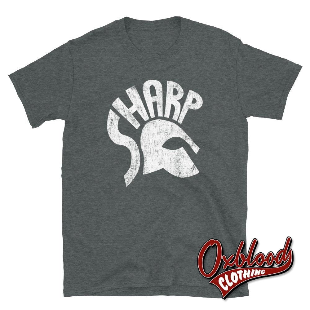 Skinheads Against Racial Prejudice T-Shirt - S.h.a.r.p. / Sharp Shirt Dark Heather S