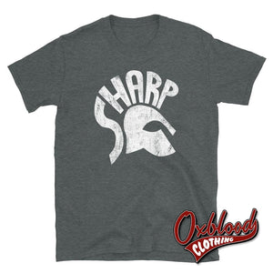 Skinheads Against Racial Prejudice T-Shirt - S.h.a.r.p. / Sharp Shirt Dark Heather S