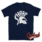 Load image into Gallery viewer, Skinheads Against Racial Prejudice T-Shirt - S.h.a.r.p. / Sharp Shirt Navy S
