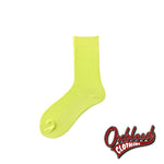 Load image into Gallery viewer, Solid Coloured Mens Socks - Fluorescence Color Fluorescein / Eur39-44
