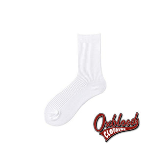 Solid Coloured Mens Socks - Fluorescence Color White / Eur39-44