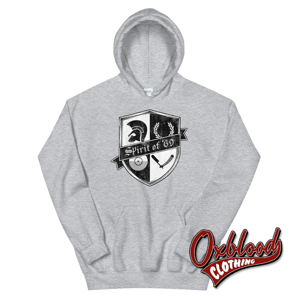 Spirit Of 69 Hoodie - Skinhead And Ska Sweatshirt Sport Grey / S