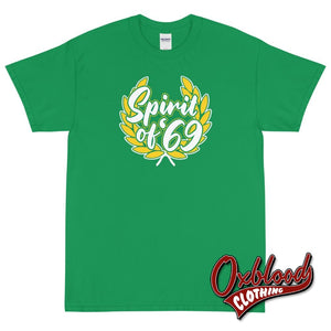 Spirit Of 69 Rude Boy Reggae T-Shirt - Mods Clothing 1960S Irish Green / S